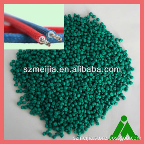 Soft PVC particles for extrusion